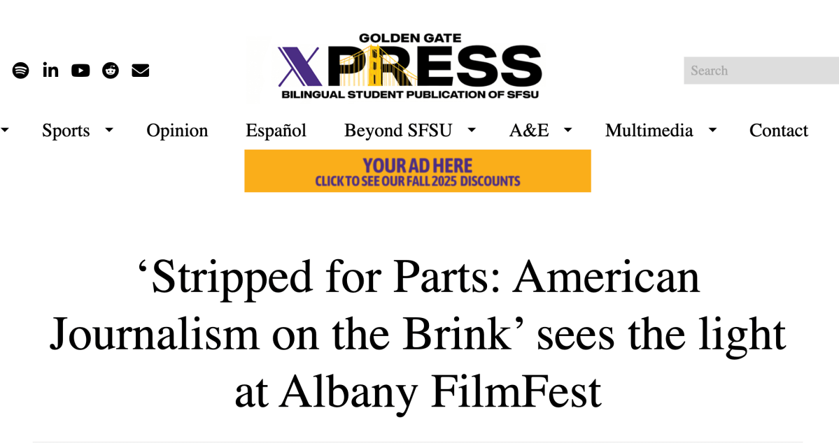 Golden Gate Xpress – ‘Stripped for Parts: American Journalism on the Brink’ sees the light at Albany&nbsp;FilmFest